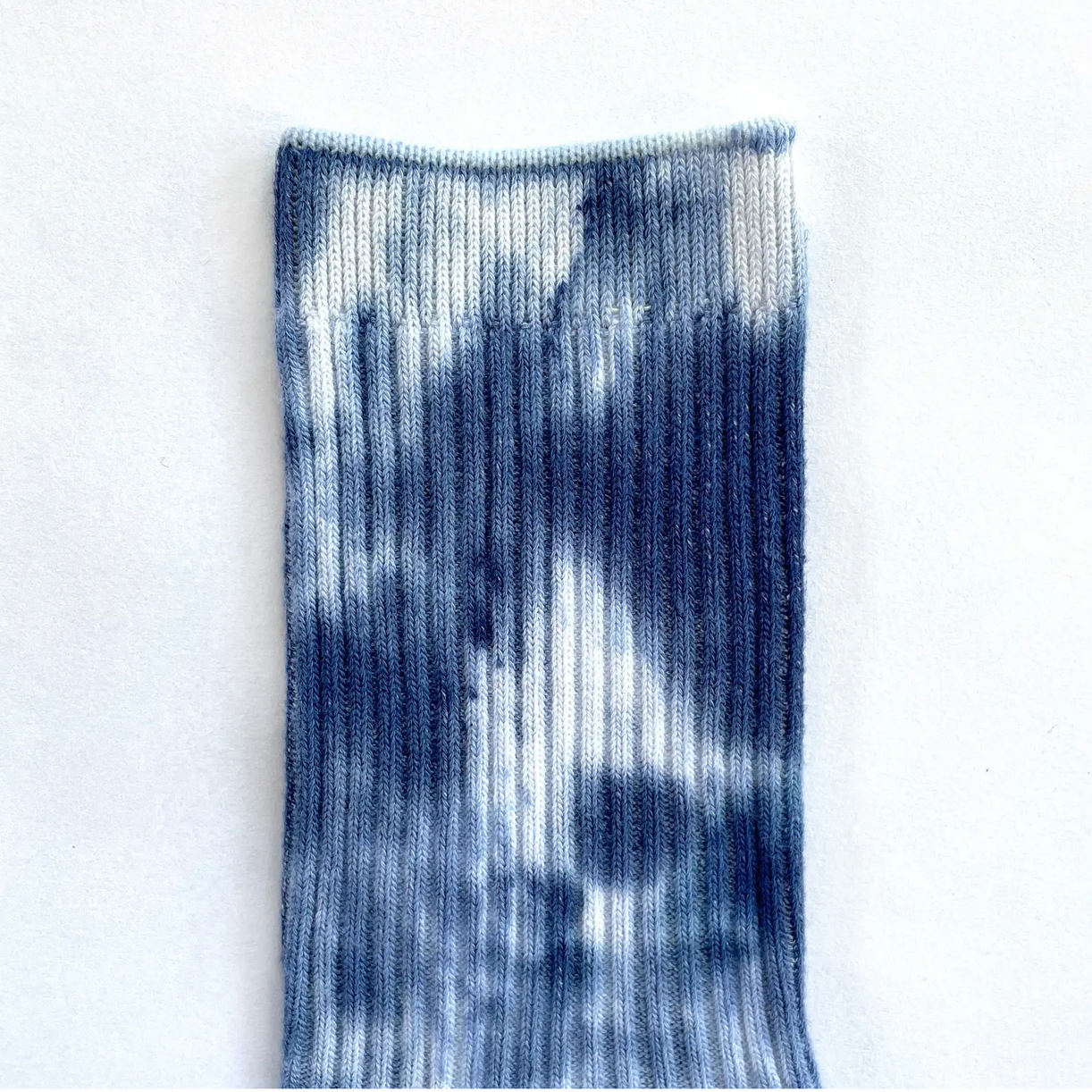Indigo Tie-Dye Socks