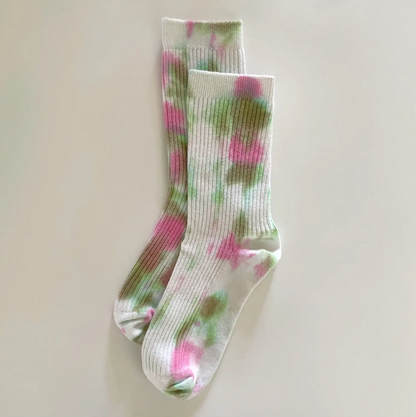 Watermelon Tie-Dye Socks