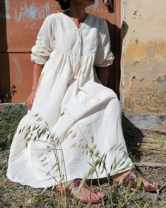 Organic Cotton Muslin Dress
