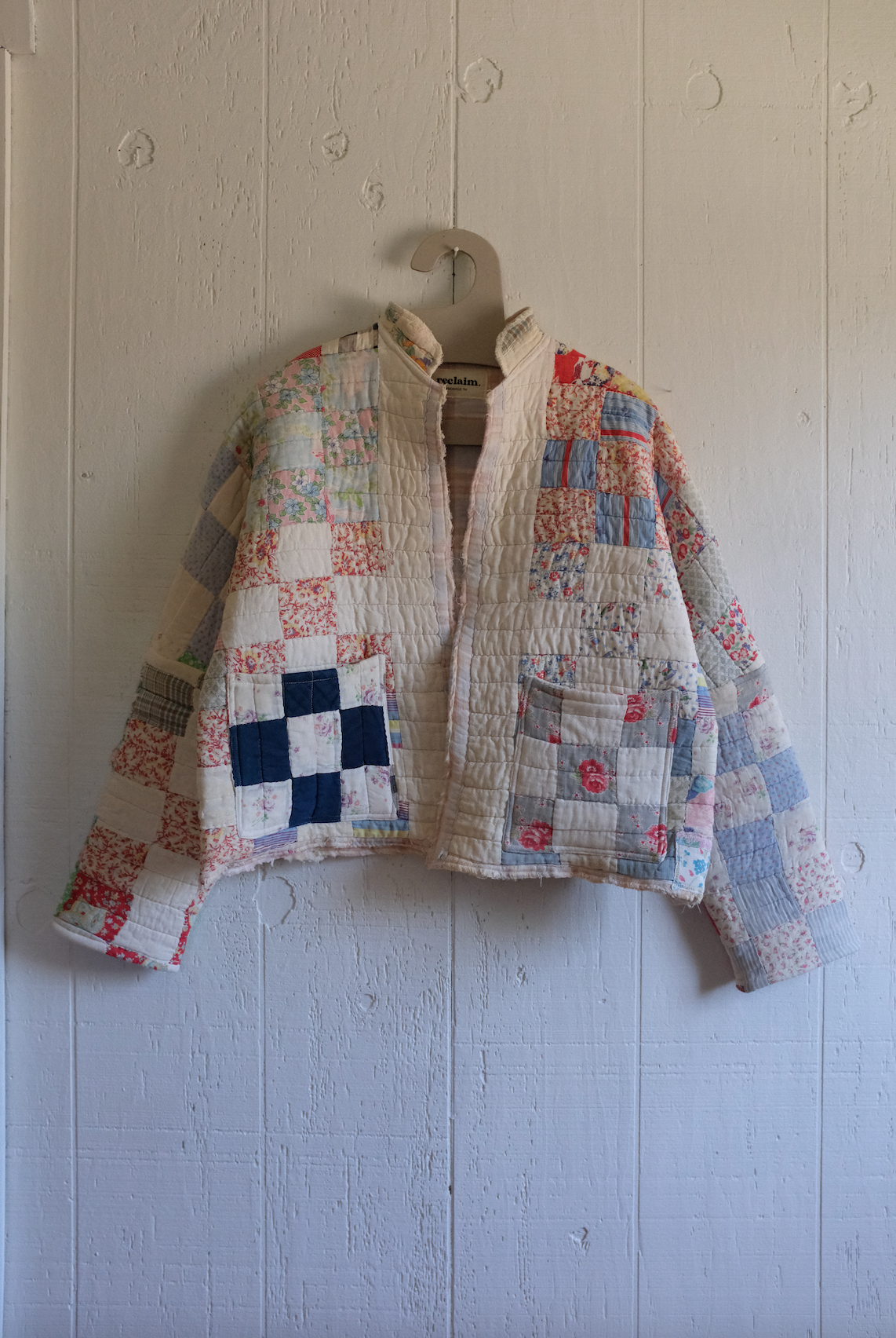 Vintage Quilt Jacket - Nine Patch