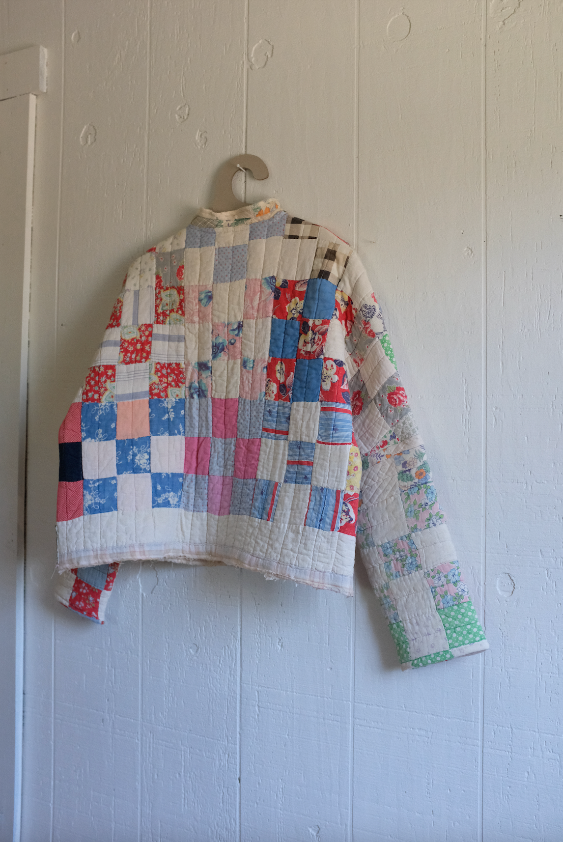 Vintage Quilt Jacket - Nine Patch