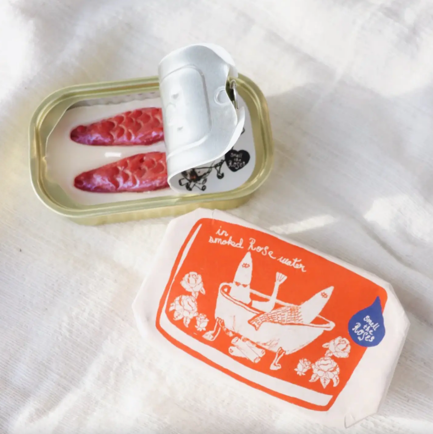 Tinned Fish Candle - Smoked Rose Water