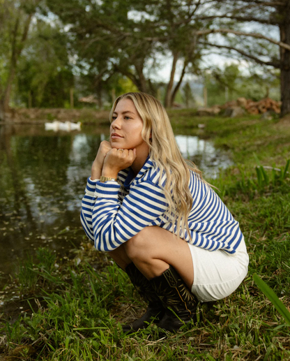 Stripe Crewneck Knit | Multiple Colors