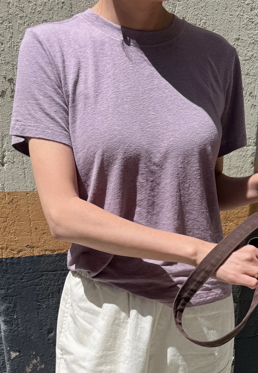 Bo Linen Blend Tee | Multiple Colors