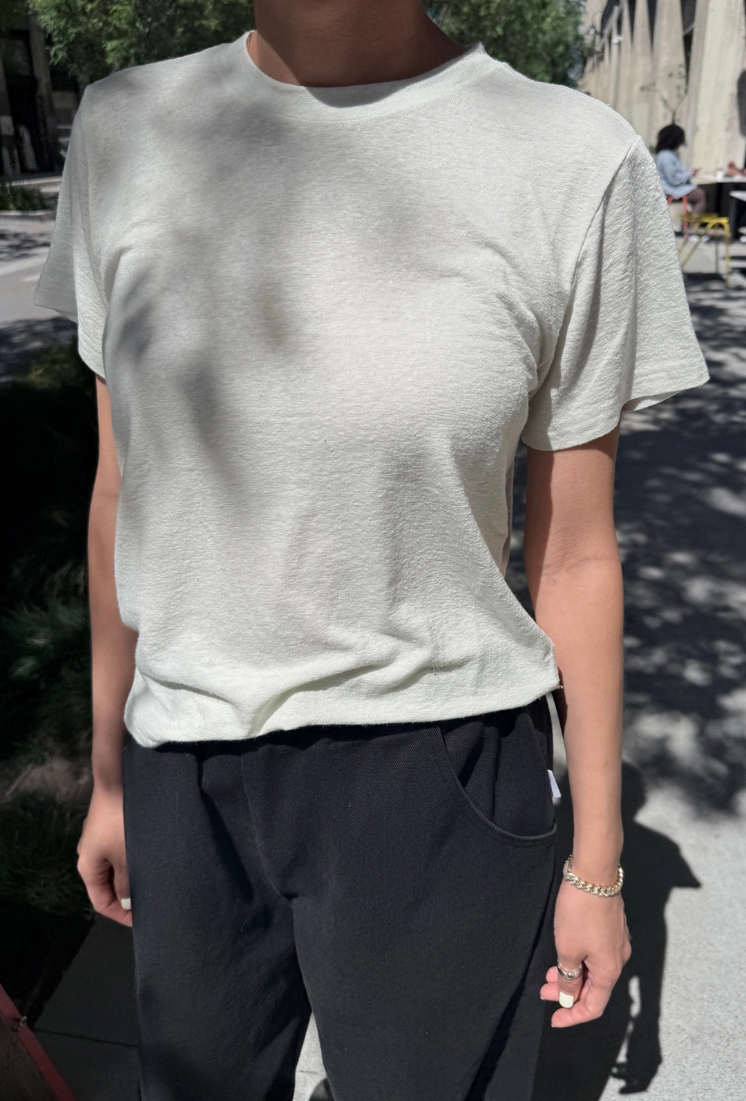 Bo Linen Blend Tee | Multiple Colors