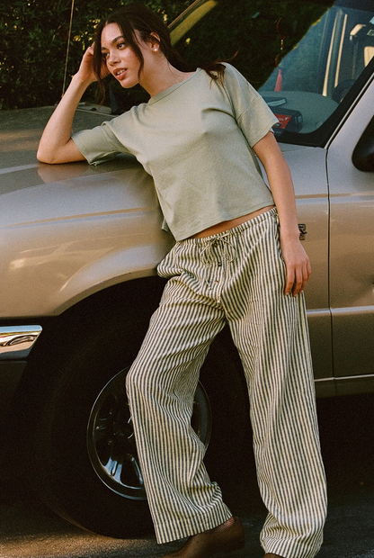 Petit Pointelle Tee | Multiple Colors