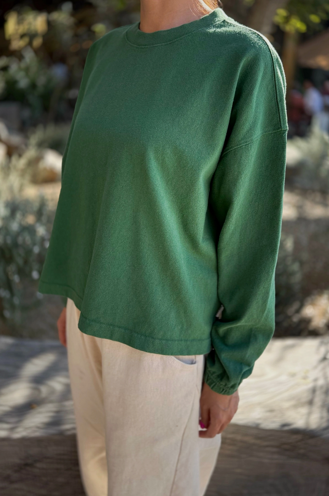 Naturelle Long Sleeve | Moss Green