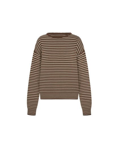 Stripe Crewneck Knit | Multiple Colors