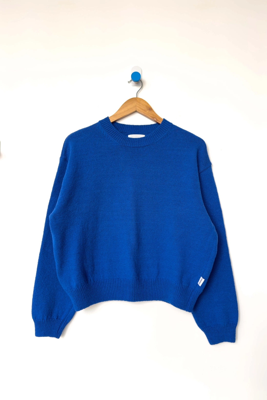 Milo Cotton Sweater | Cobalt