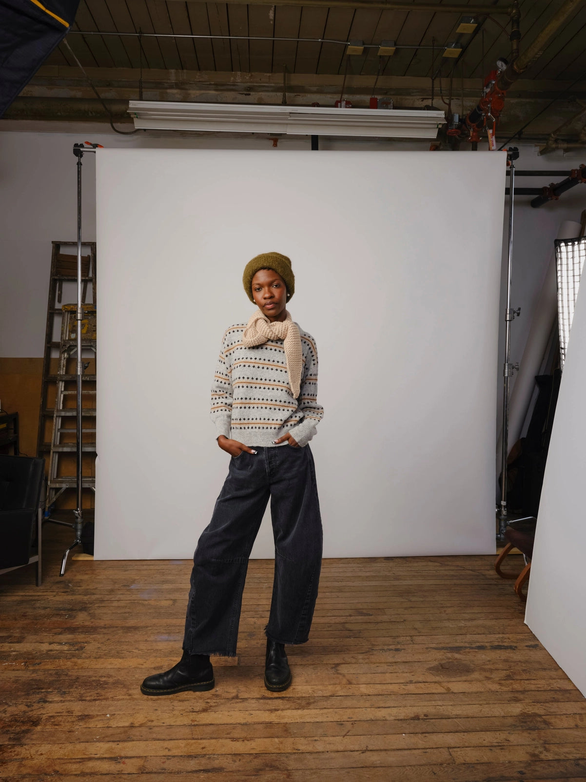 The Marina Scarflette - Jasper