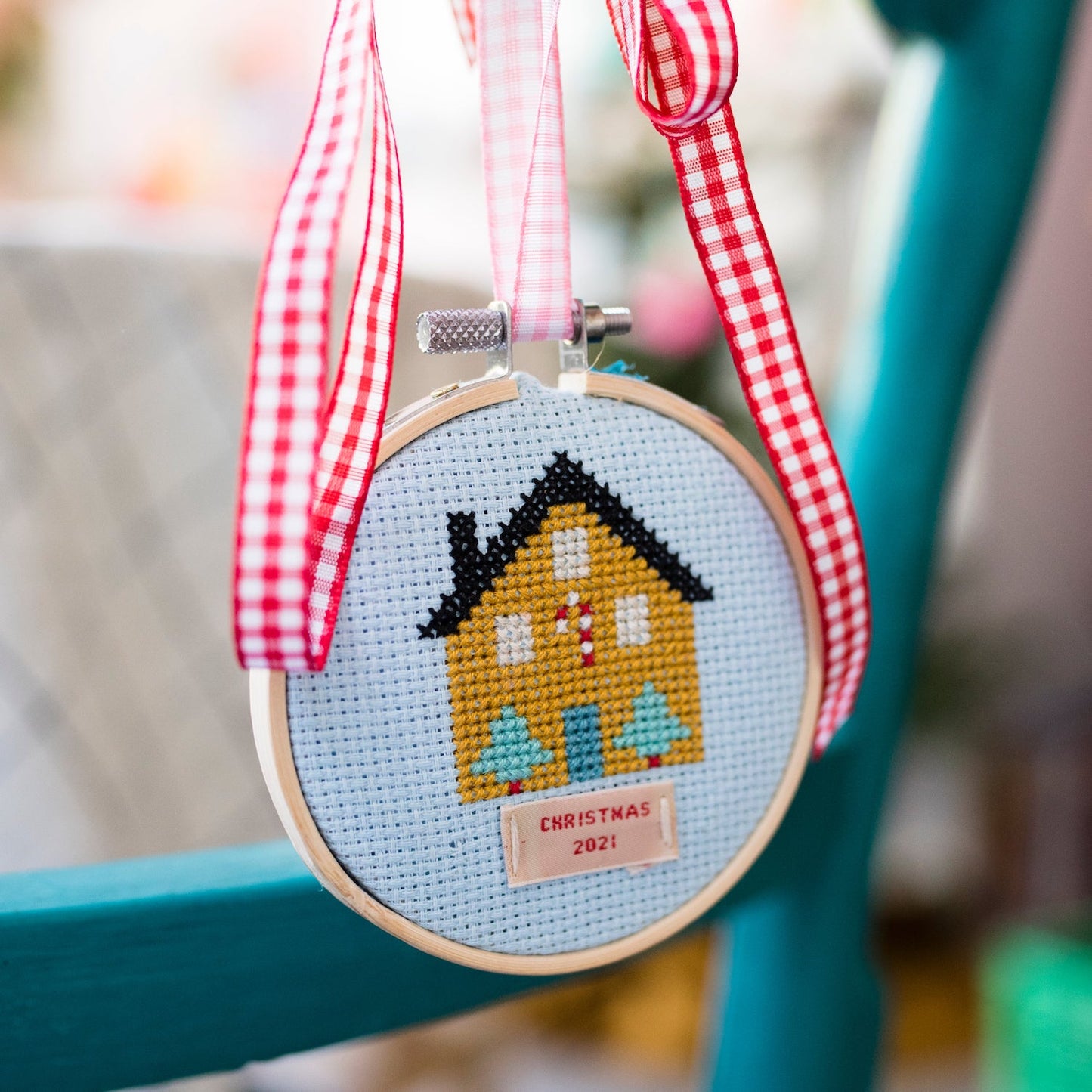 Holiday Home Cross Stitch Kit