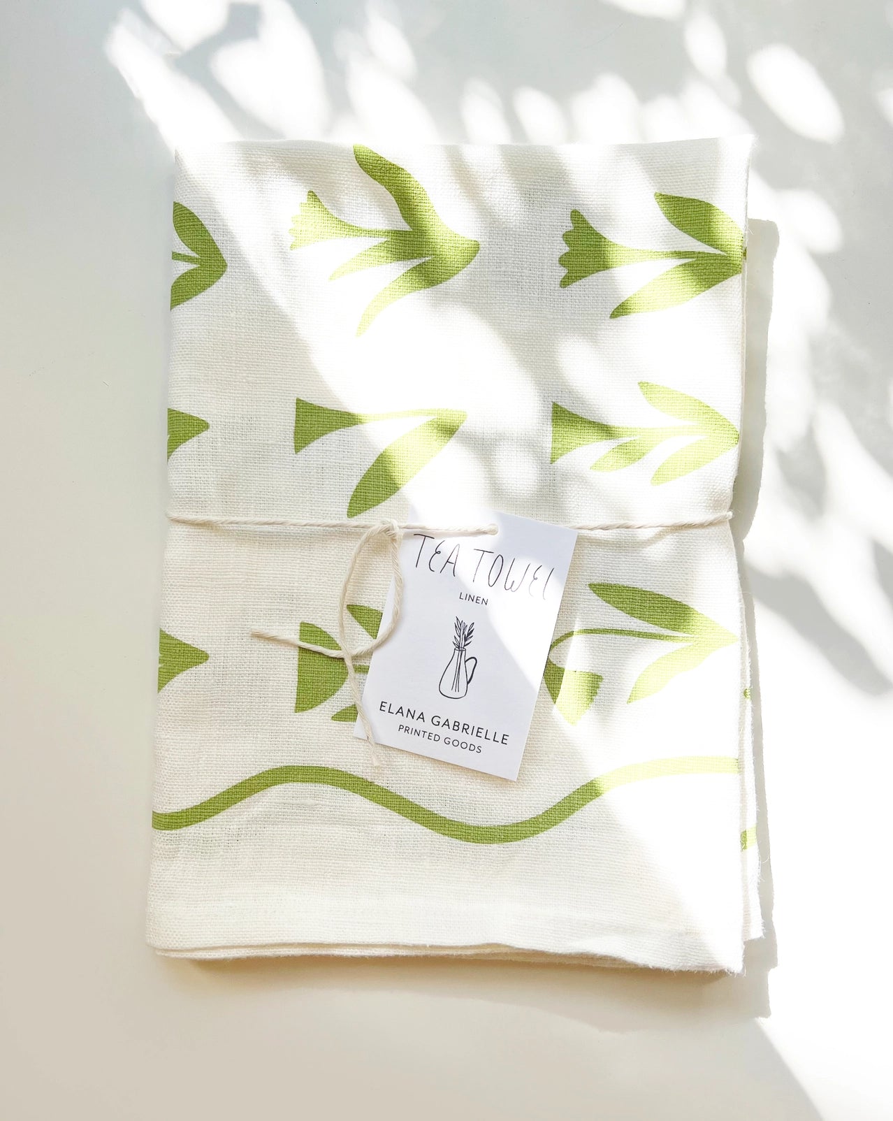 Tulips Tea Towel