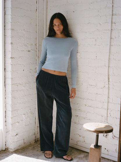 Bebe Organic Long Sleeve | Blue