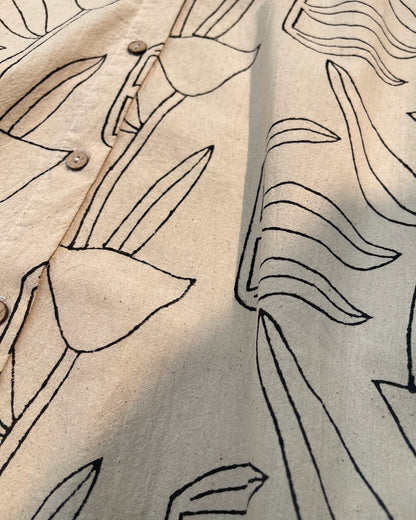 Block Print Tulipino Tunic Dress