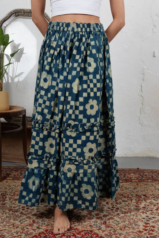 Daisy Mae Skirt - Indigo