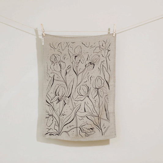 Iris Tea Towel