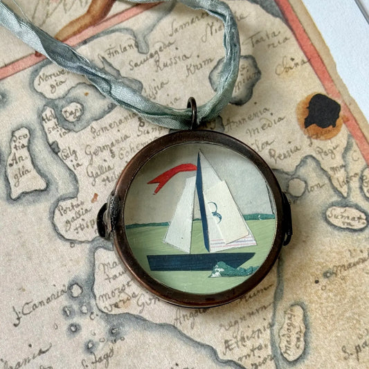 Hanging Locket - Sail No. 8