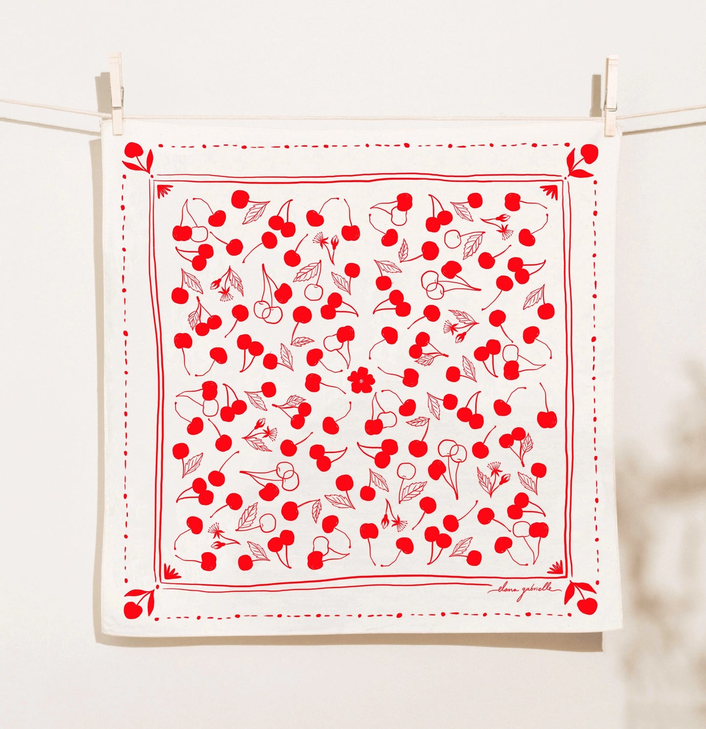 Cotton Bandana | Cherries
