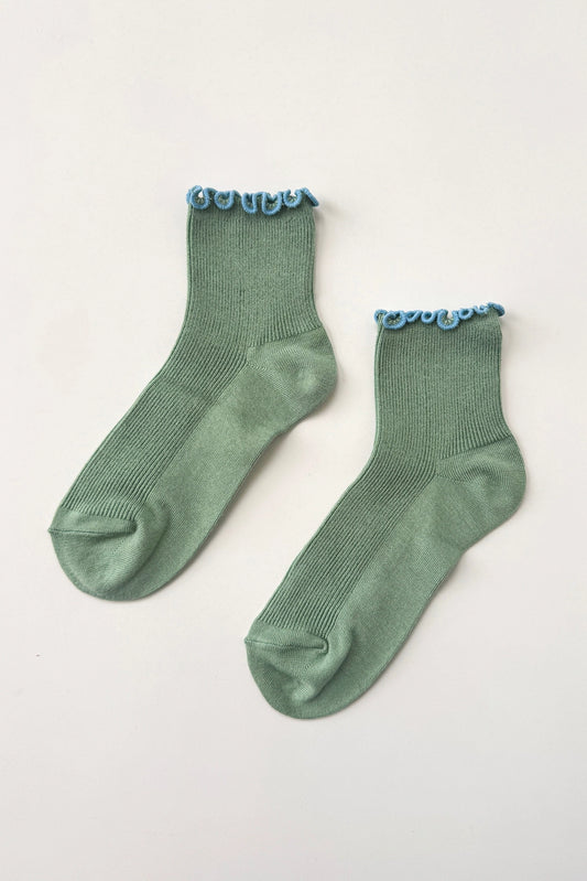 Petite Ruffled Modal Socks | Multiple Colors