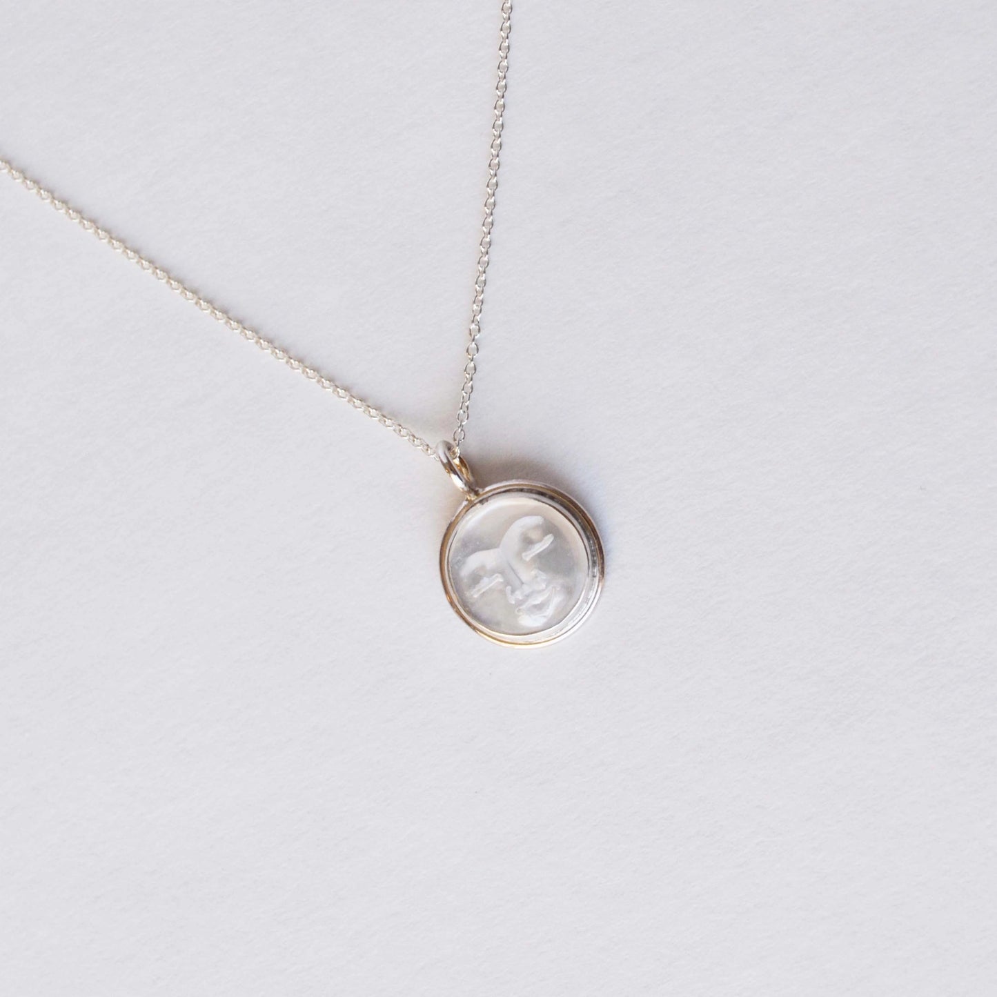 Mother of Pearl Moon Necklace
