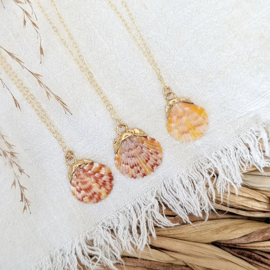 Gold Dipped Shell Necklace