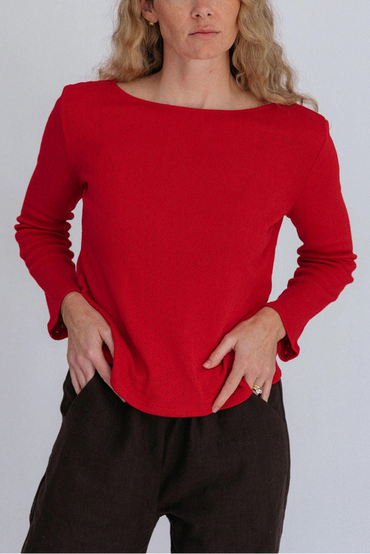 Andi Pointelle Top - Multiple Colors