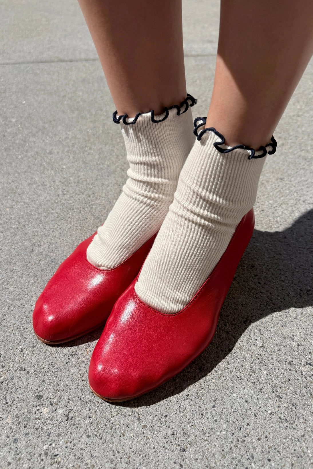 Petite Ruffled Modal Socks | Multiple Colors
