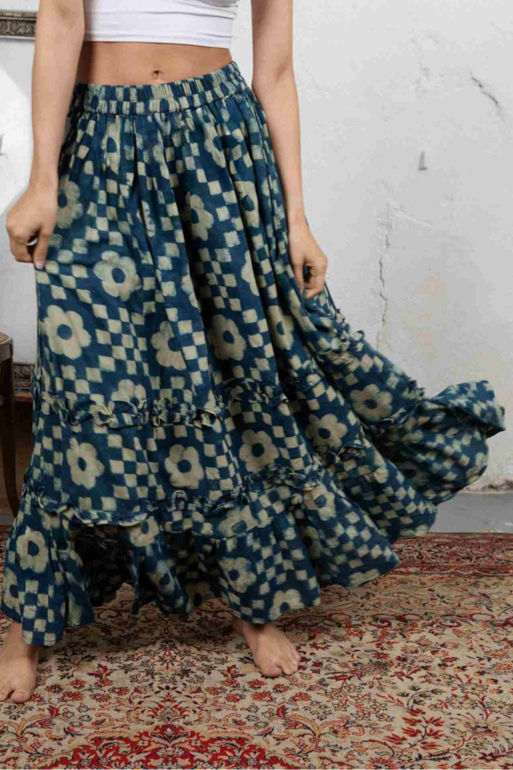 Daisy Mae Skirt - Indigo