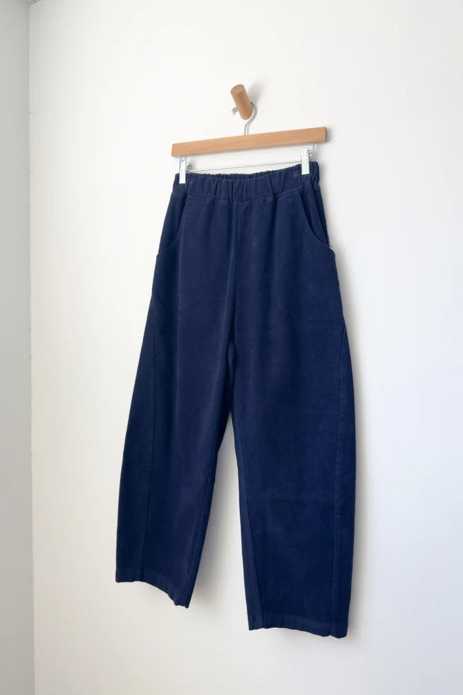 Corduroy Arc Pants - Navy