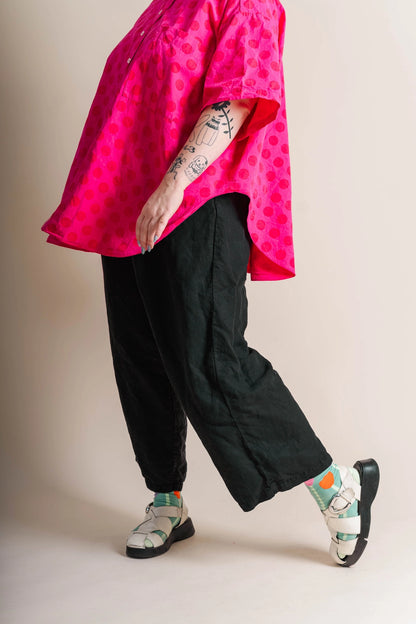 Linen Everywhere Pants | Black