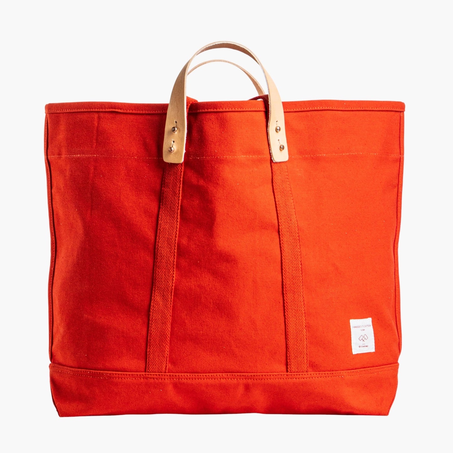 Large East West Tote | Persimmon