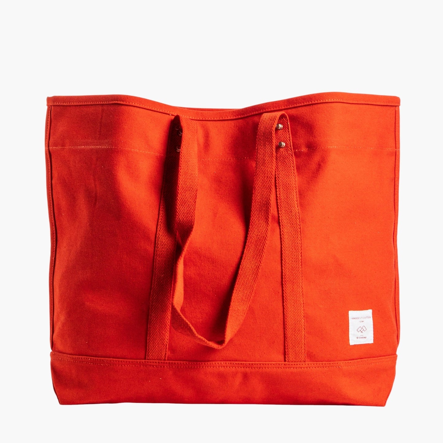Large East West Tote | Persimmon