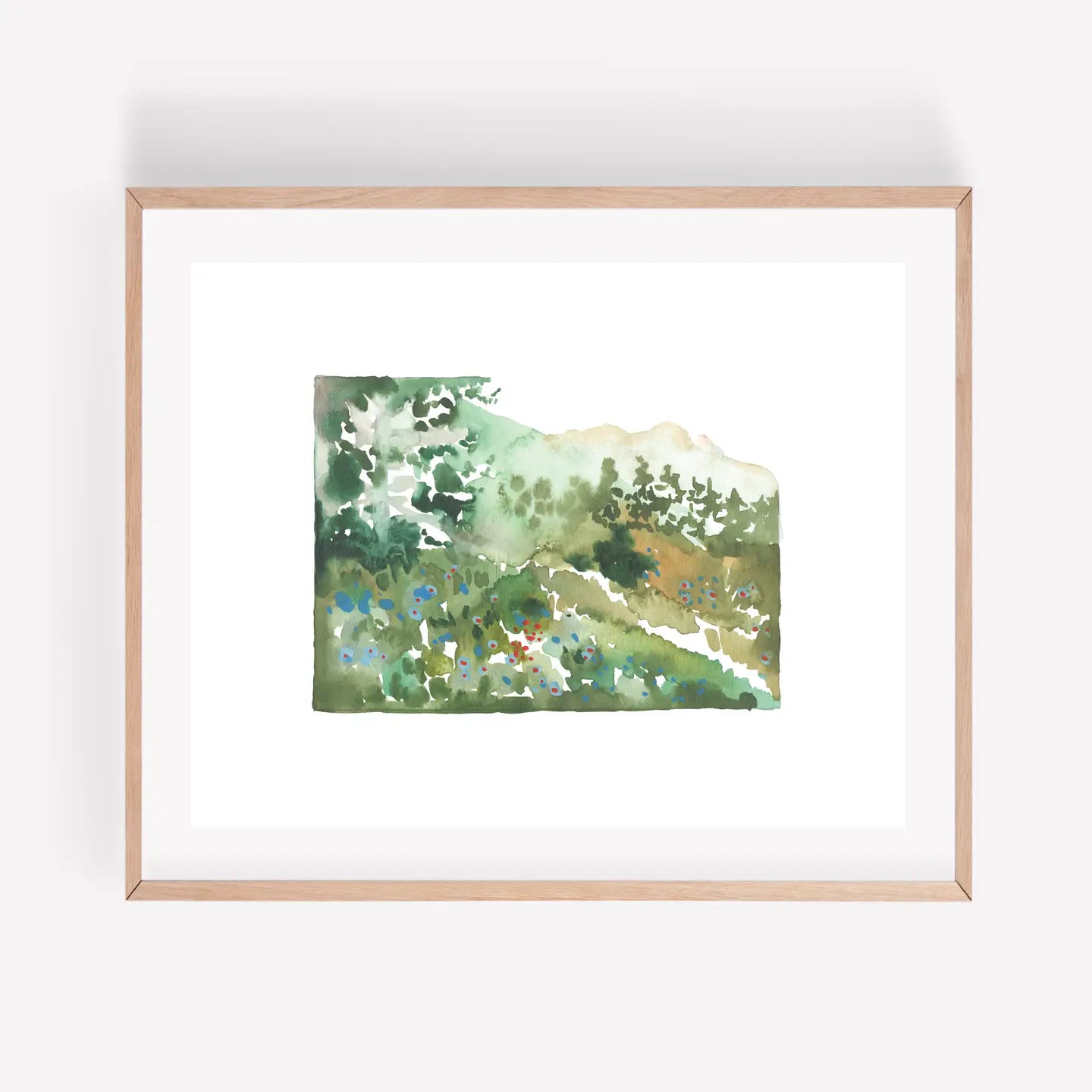 Watercolor Dreamscape - Original Art Print