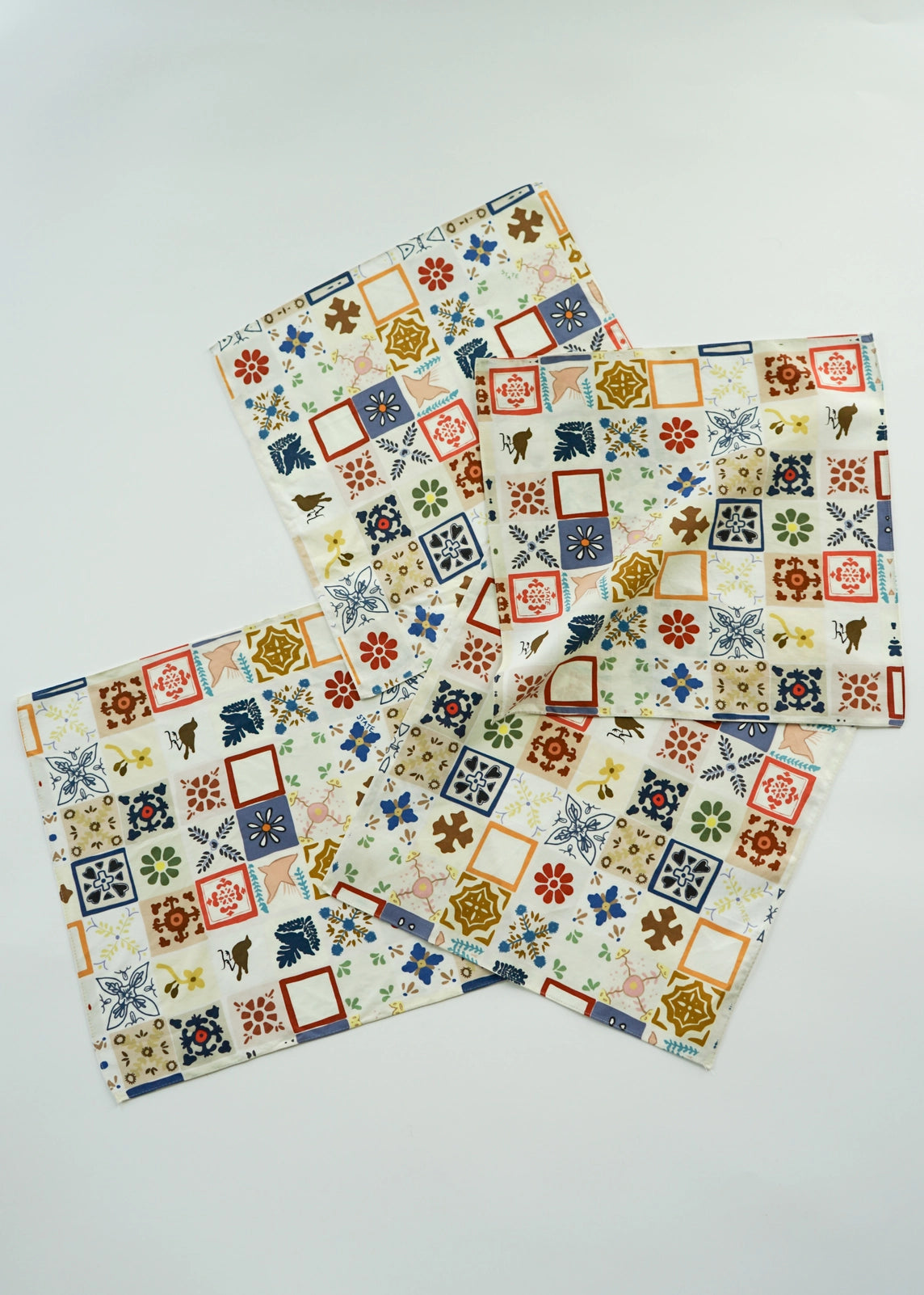 Tile Cotton Napkin Set