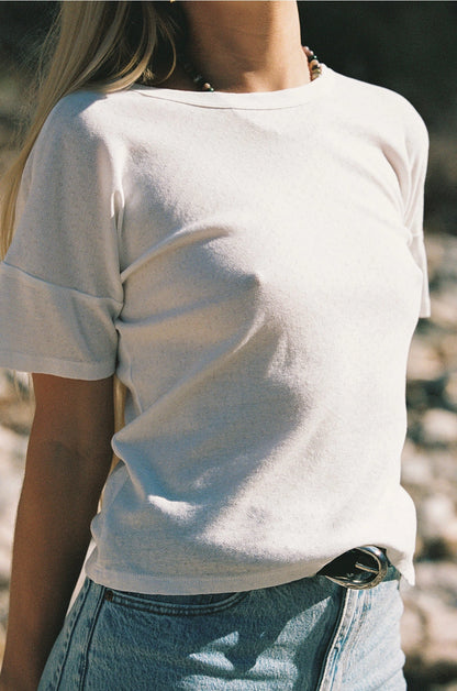 Petit Pointelle Tee | Multiple Colors