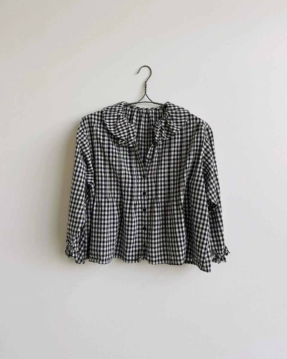 Nasaea Gingham Blouse
