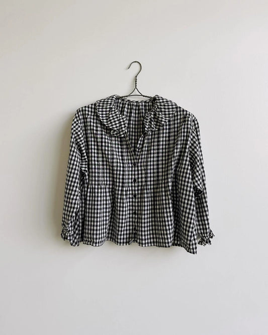 Nasaea Gingham Blouse