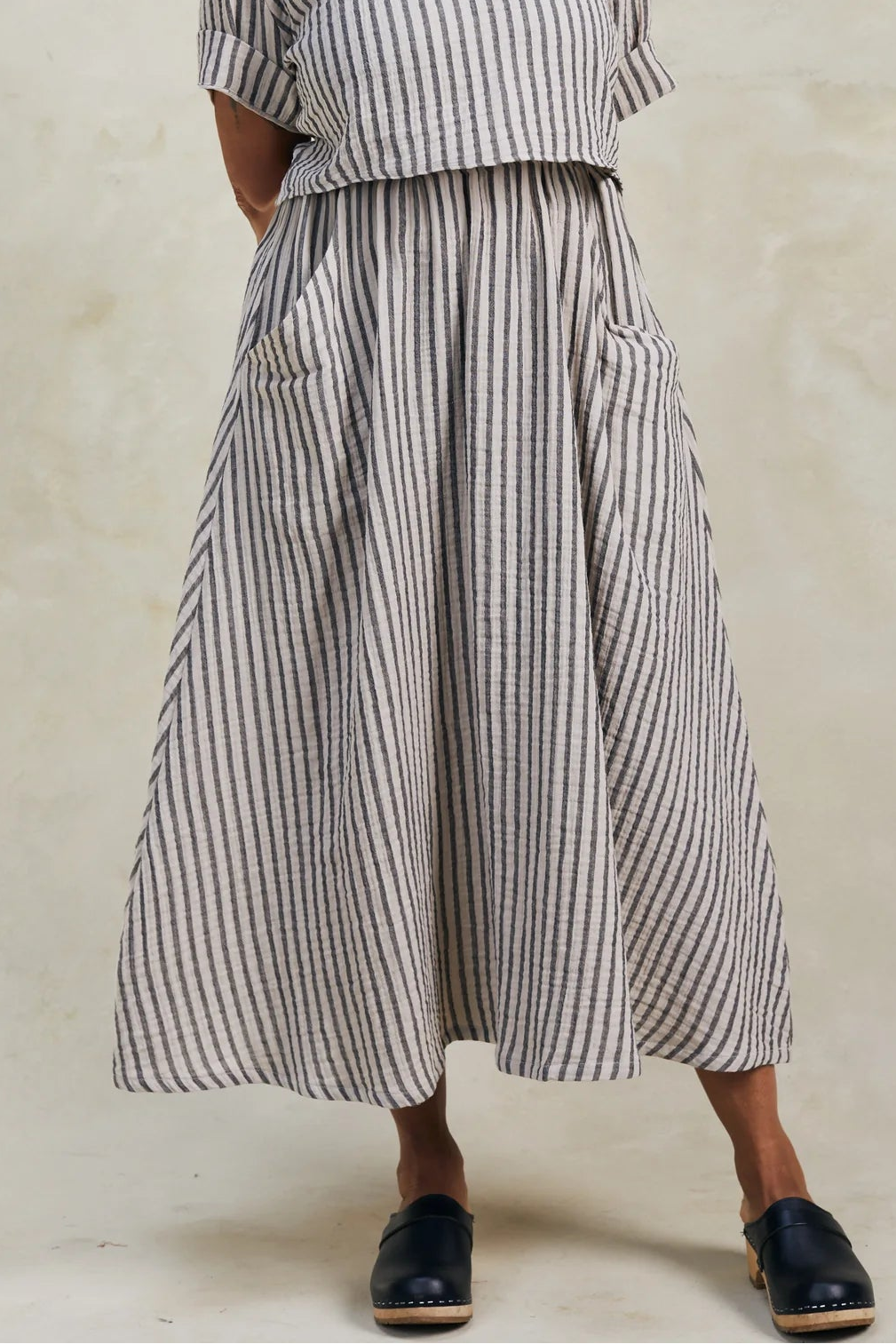 Fawn Skirt | Oat Stripe
