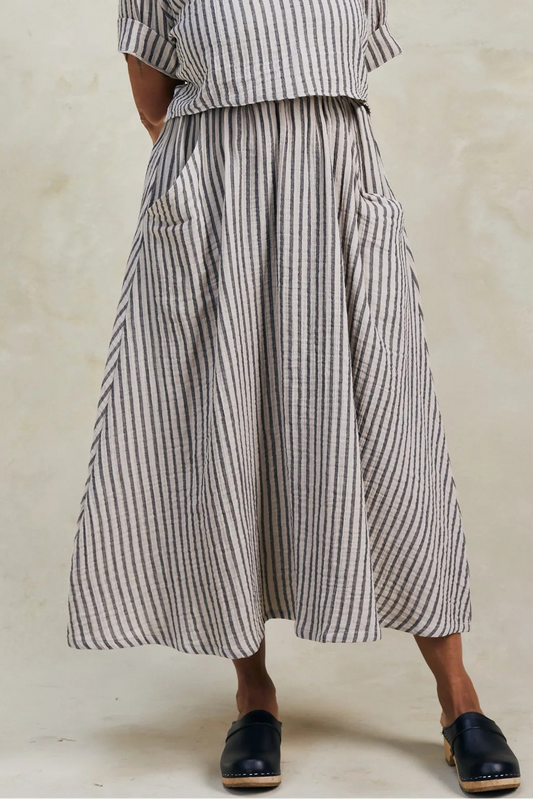 Fawn Skirt | Oat Stripe