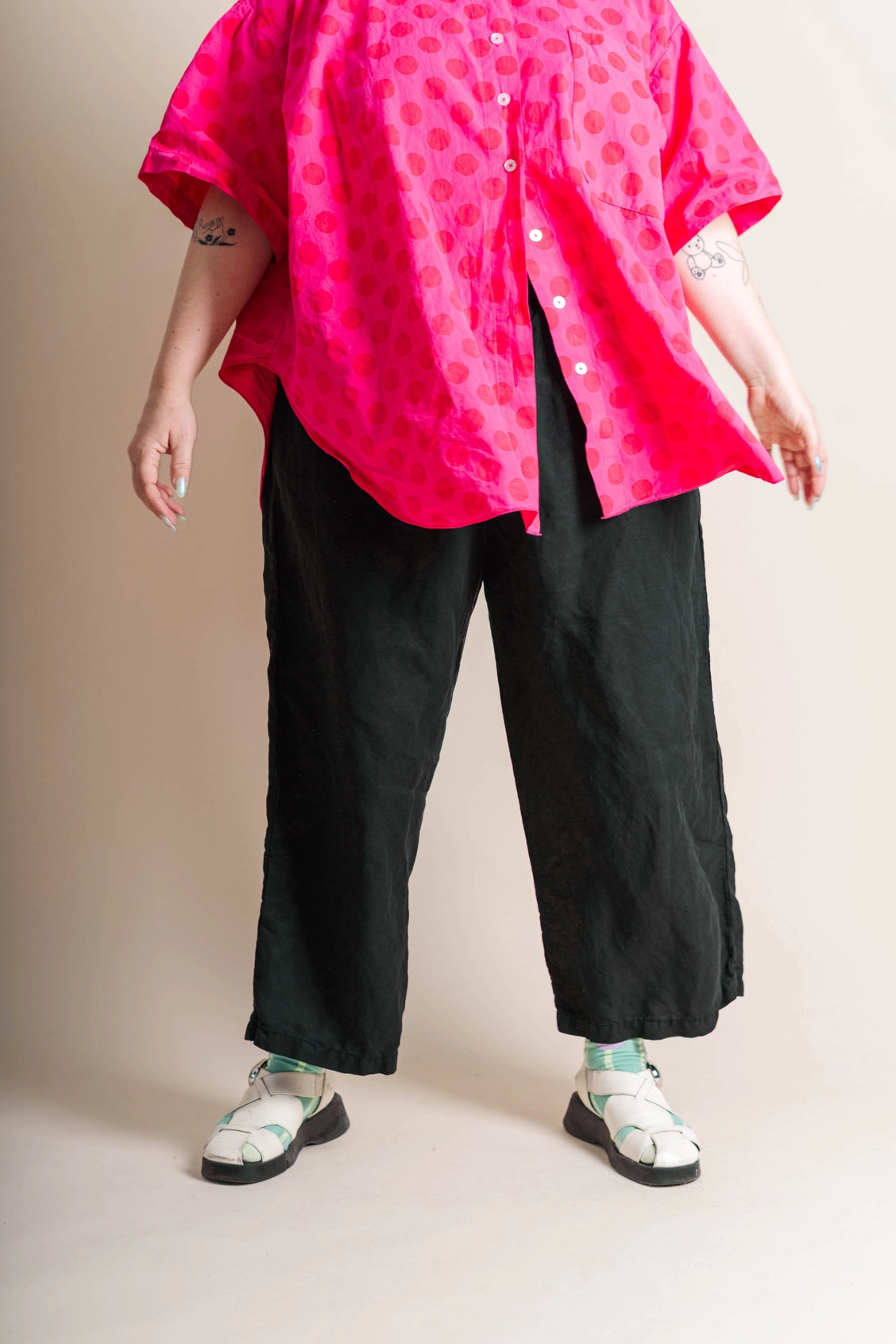 Linen Everywhere Pants | Black