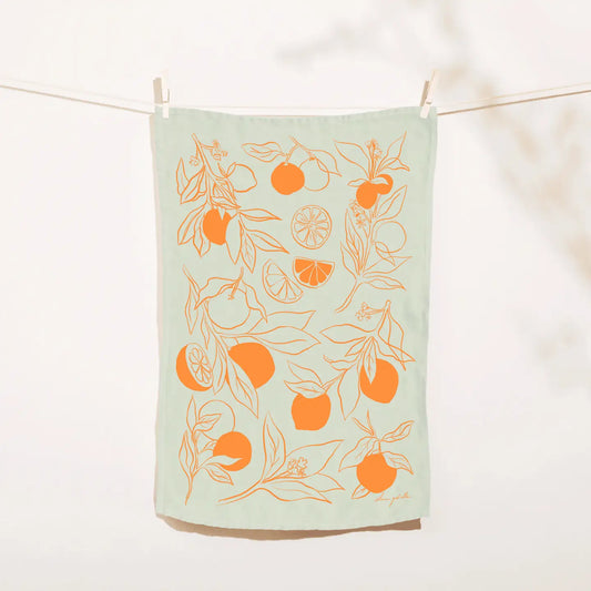 Clementines Tea Towel