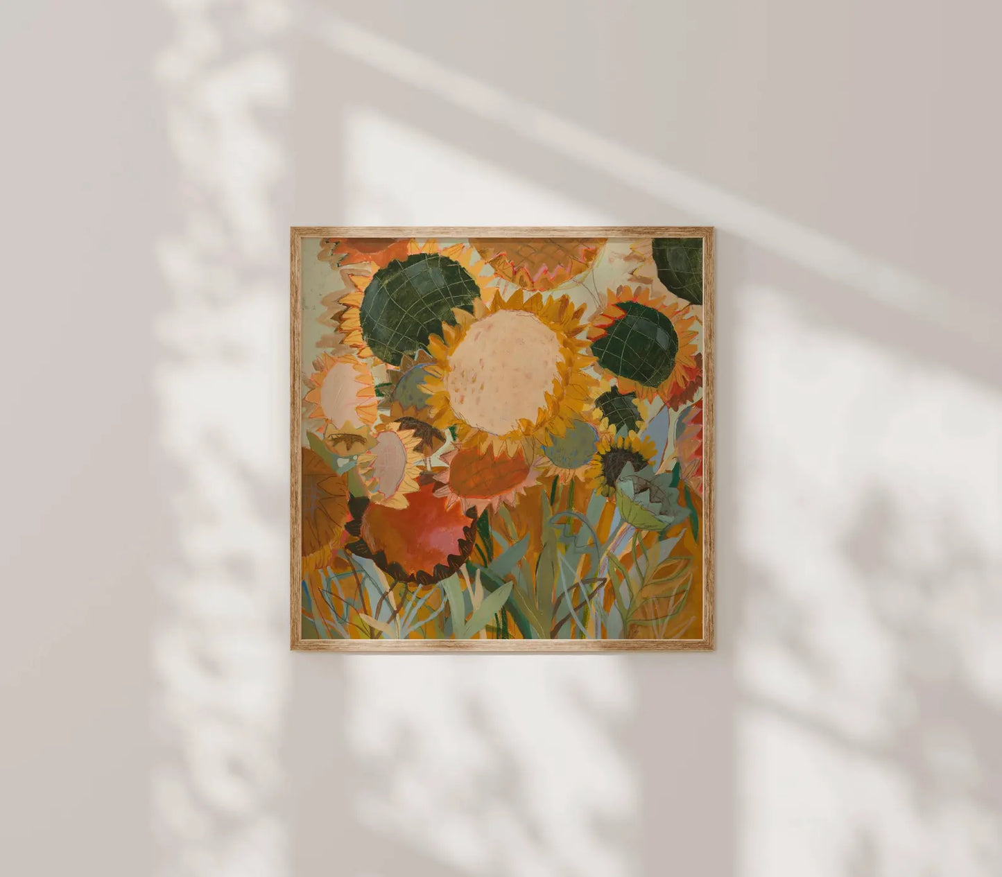 Golden Sunflower - Art Print