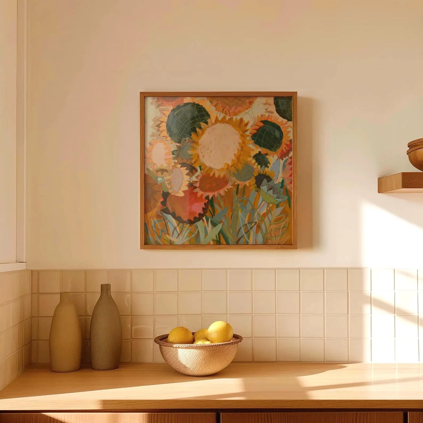 Golden Sunflower - Art Print