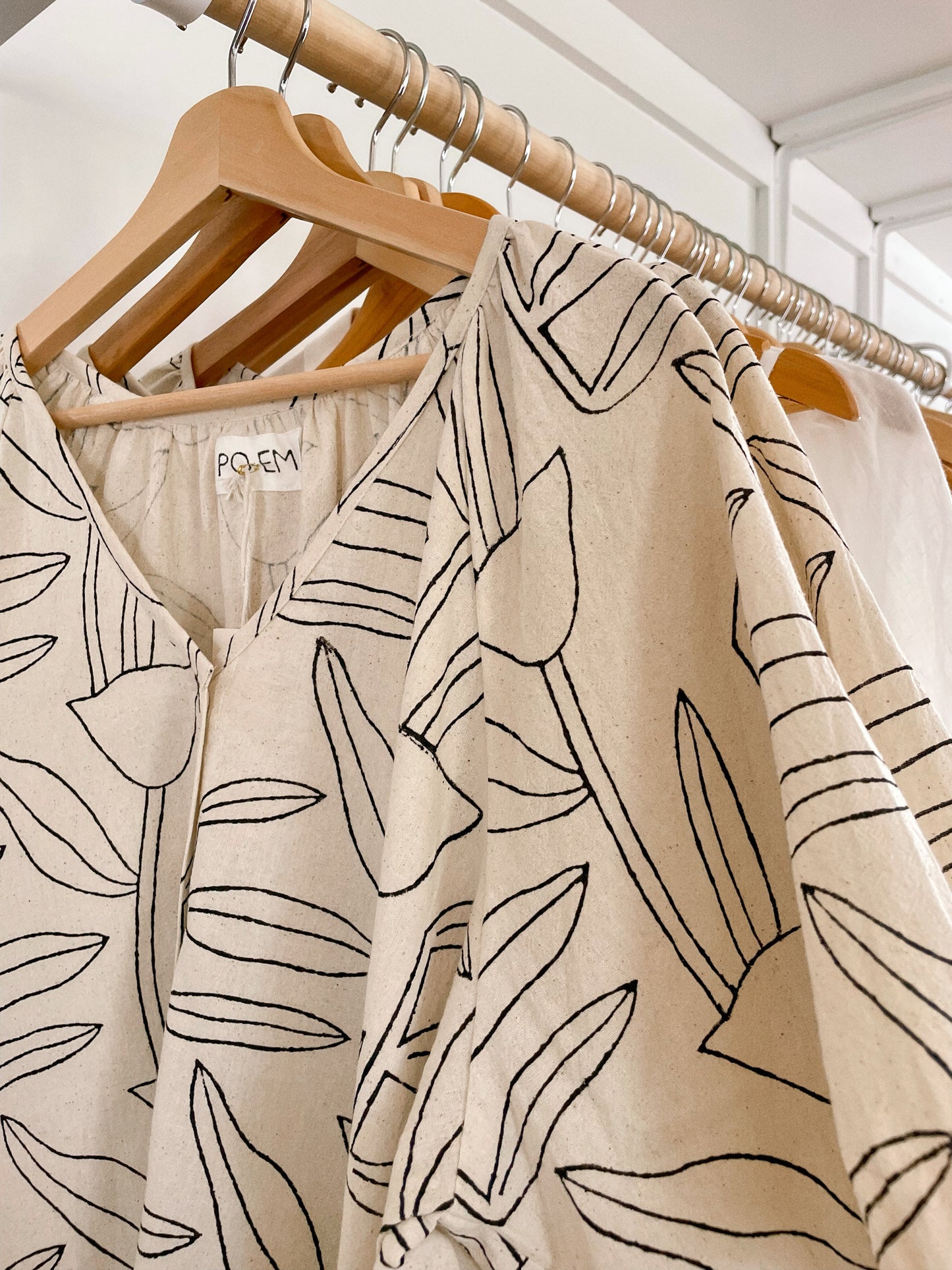 Block Print Tulipino Tunic Dress