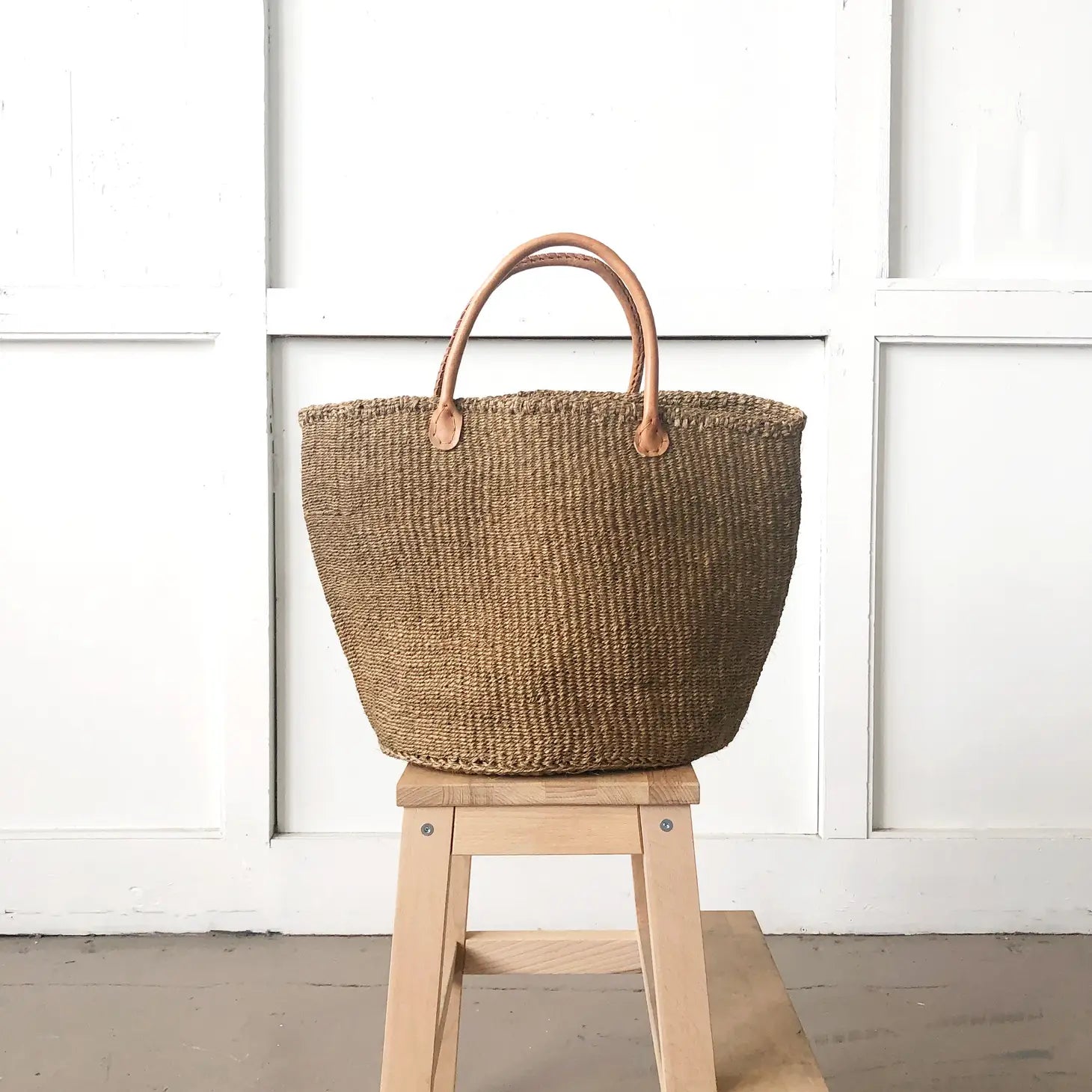 Woven Sisal bag, Market basket, African basket, Woven bag handmade fabric -  Africabaie.com