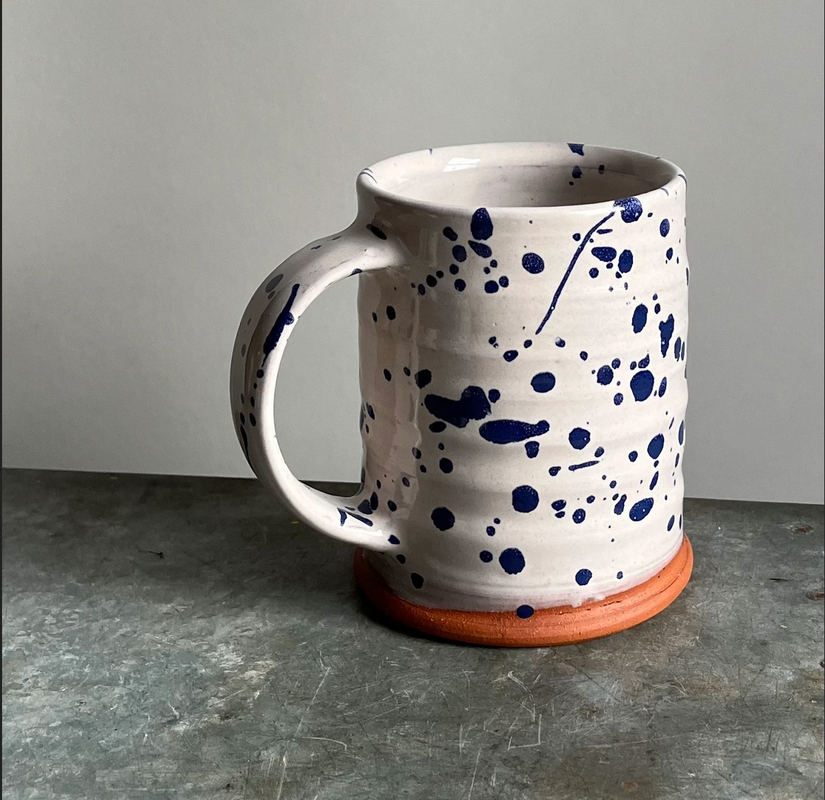 Blue Speckle Mug